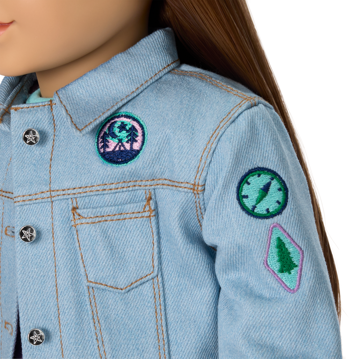 Daisy Davenport's™ Jean Jacket & Accessories for 18-inch Dolls (Girl of the Year™ 2027)